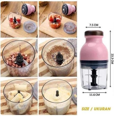 Vroxy Vroxy 200W Electric Multipurpose Mini Blender Food Chopper Food Processor Blender Mixers Grinder Meat Grinder Crusher  - Image 5