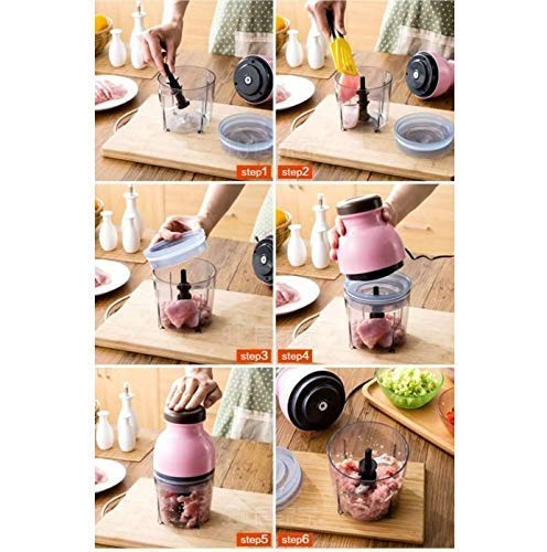 Vroxy Vroxy 200W Electric Multipurpose Mini Blender Food Chopper Food Processor Blender Mixers Grinder Meat Grinder Crusher  - Image 4