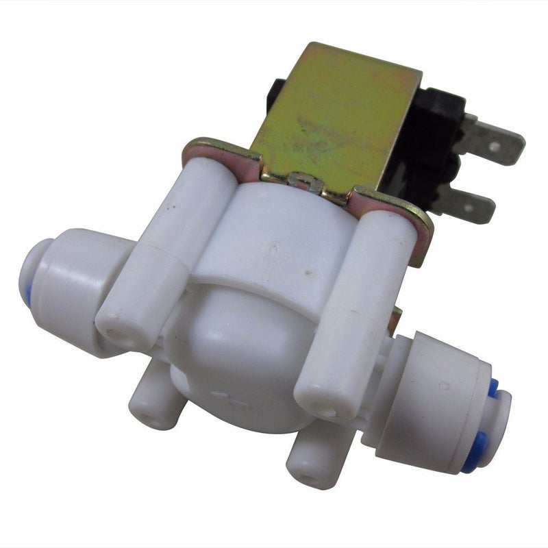 DIGITEN DC 12V 1/4" Inlet Feed Water Solenoid Valve Quick Connect N/C normally Closed - Image 2