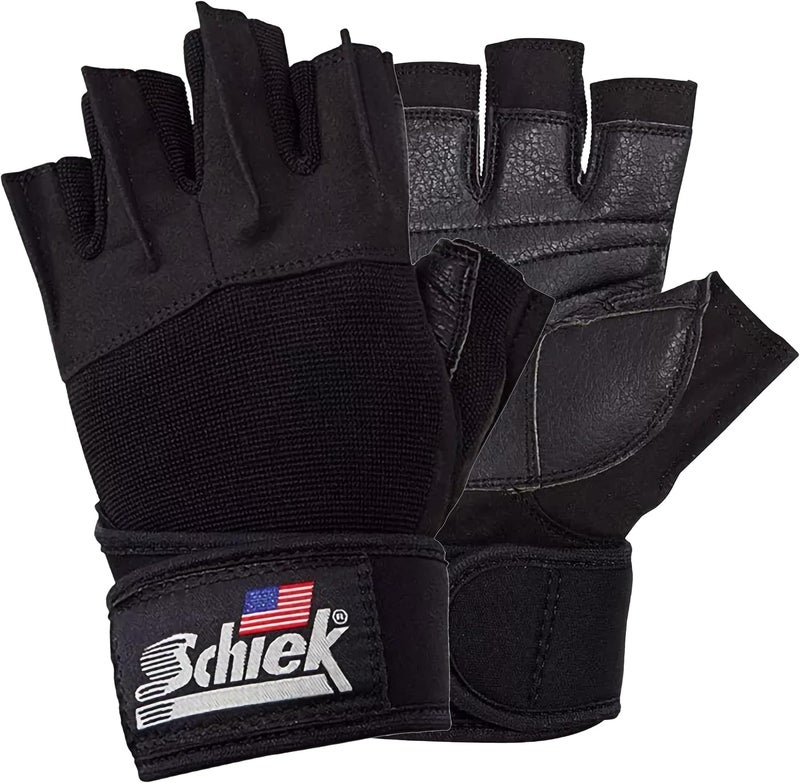 Schiek Sports 540 Platinum Lifting Gloves - Non-Slip Weightlifting Gloves with Wrist Wrap for Men and Women - Image 1