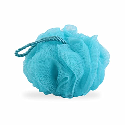 GUBB Luxe Bath Sponge Round Loofah For Women & Men - Arctic | Soft & Fluffy With Multiple Layers of Fibrous Matrix For Shower Time | Scrub off Dead Skin, Soft Mesh, Skin Friendly, Gentle Exfoliation - Image 1