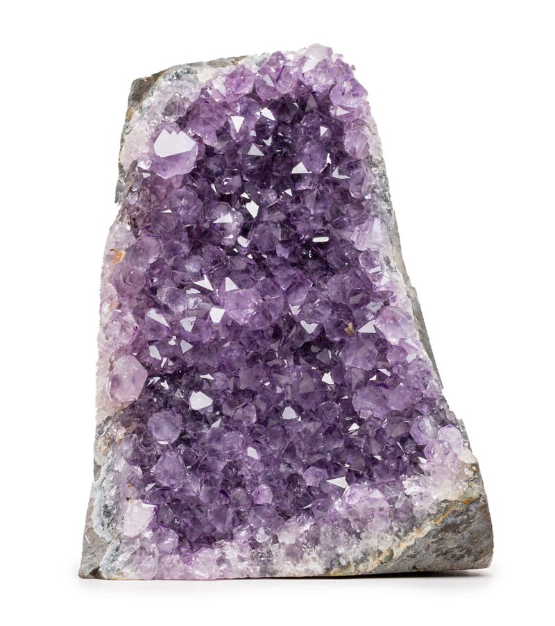 SAMSARI SAMSARI 1 to 15 Lb Amethyst Crystal Geode From Uruguay  35 to 6 Height Natural Large Amethyst Cluster Rock  Crystals and Healing Stones 