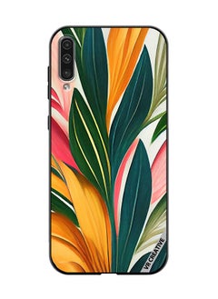 Protective Case Cover For Samsung Galaxy A70/A70s Backdrop Of Abstract Bright Style Flowers And Tropical Design Multicolour