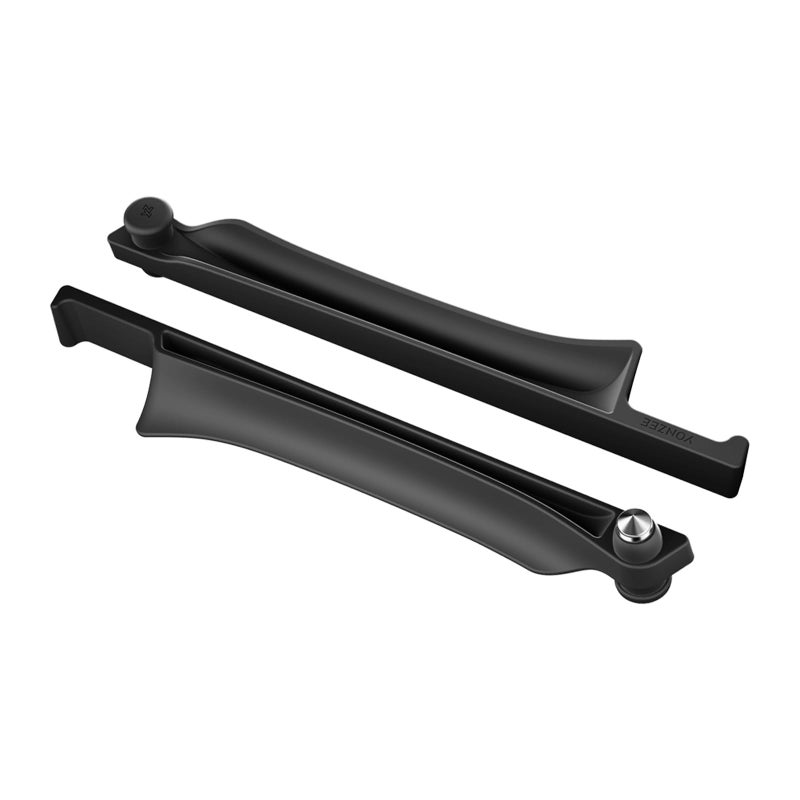 YONZEE 2-in-1 Car Seat Gap Filler with Emergency Window Breaker, Premium Silicone Seat Gap Organizer, Prevents Items from Falling, Universal Fit for All Cars, 2 Pack - Image 4