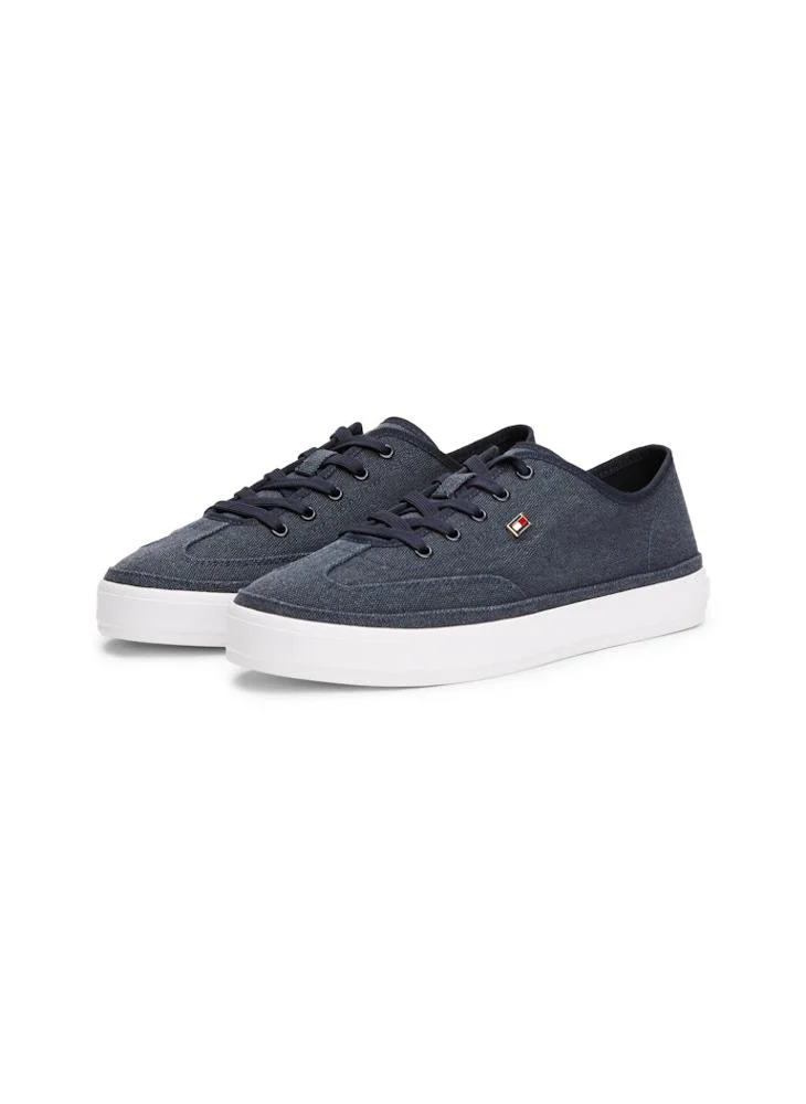 TOMMY HILFIGER Washed Canvas Low Top Sneakers