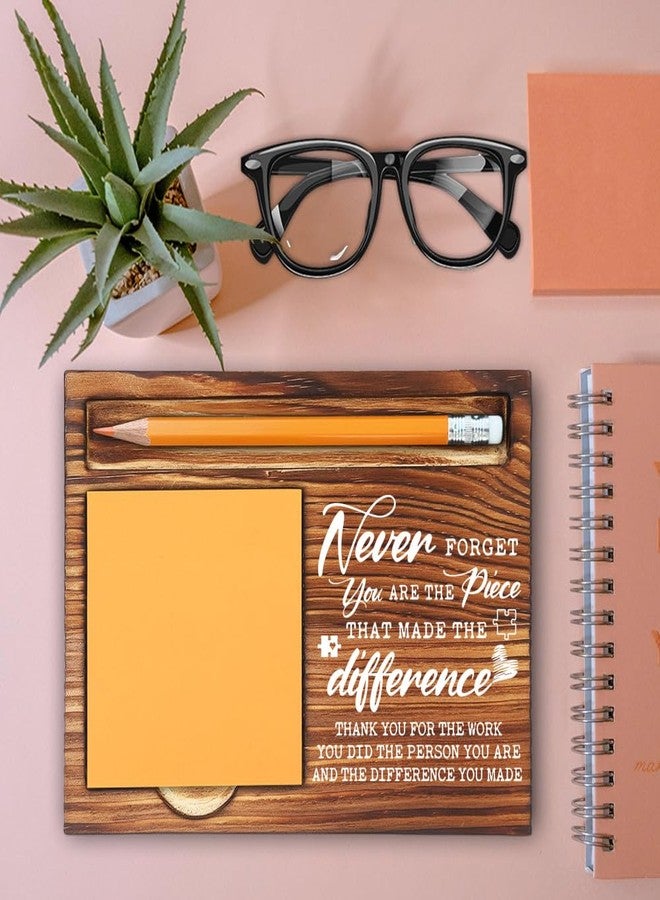 MFOMFO Appreciation Thank You Gifts for Coworkers Leader Boss, Inspirational Office Decor for Employee Staff Retirement Farewell Graduation, Farmhouse Motivational Self-Stick Note Pad Holders-LBB159 - Image 2