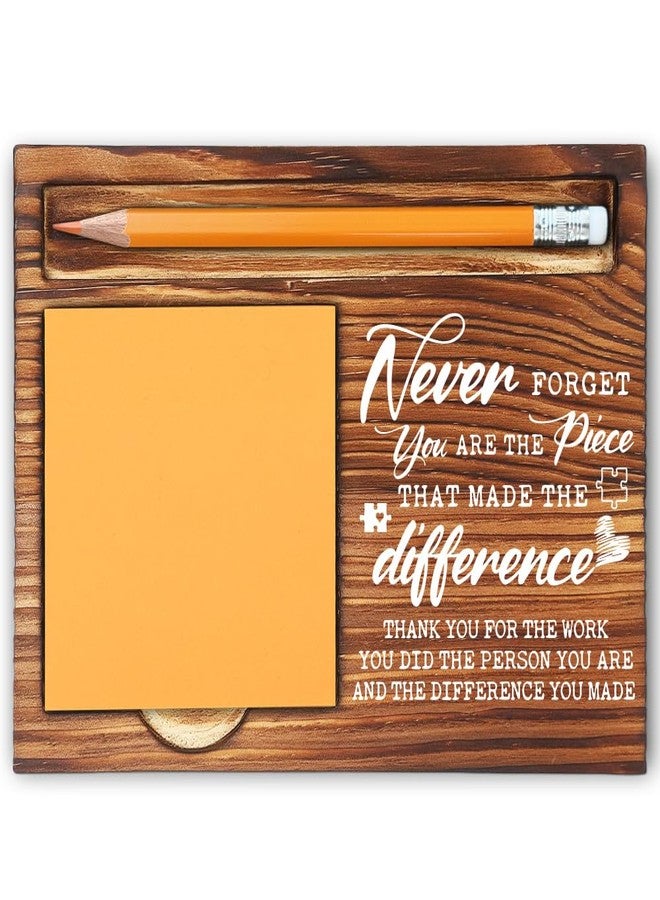 MFOMFO Appreciation Thank You Gifts for Coworkers Leader Boss, Inspirational Office Decor for Employee Staff Retirement Farewell Graduation, Farmhouse Motivational Self-Stick Note Pad Holders-LBB159 - Image 1