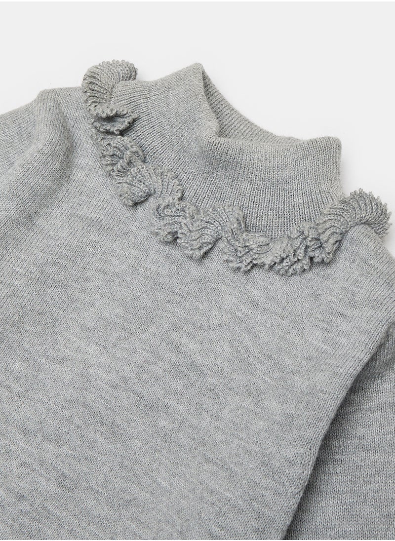 giggles Baby Girls Turtle Neck Pullover  - Image 3