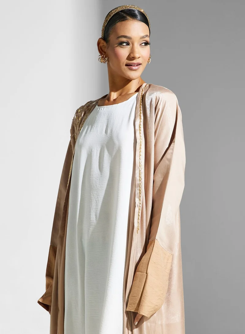 Khizana Embellished Detail Abaya