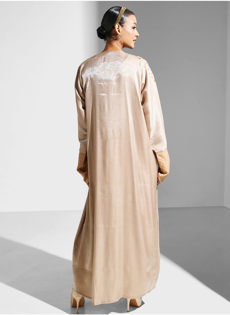 Khizana - Embellished Detail Abaya - Image 1