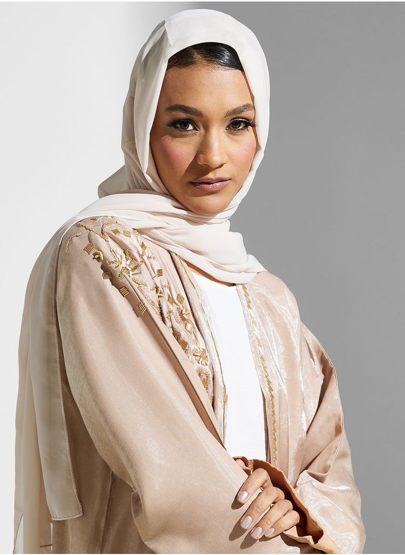 Khizana - Embellished Detail Abaya - Image 1