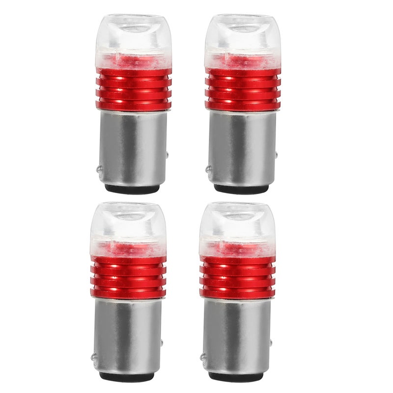 4pcs Motorcycle Bulb 12V Motorcycle Taillight Bulb Tail Light Motorbike Lamp - Image 1