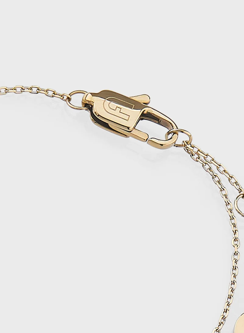 Furla Lady Br Sigillo Yg Ss W/Crystals  F24