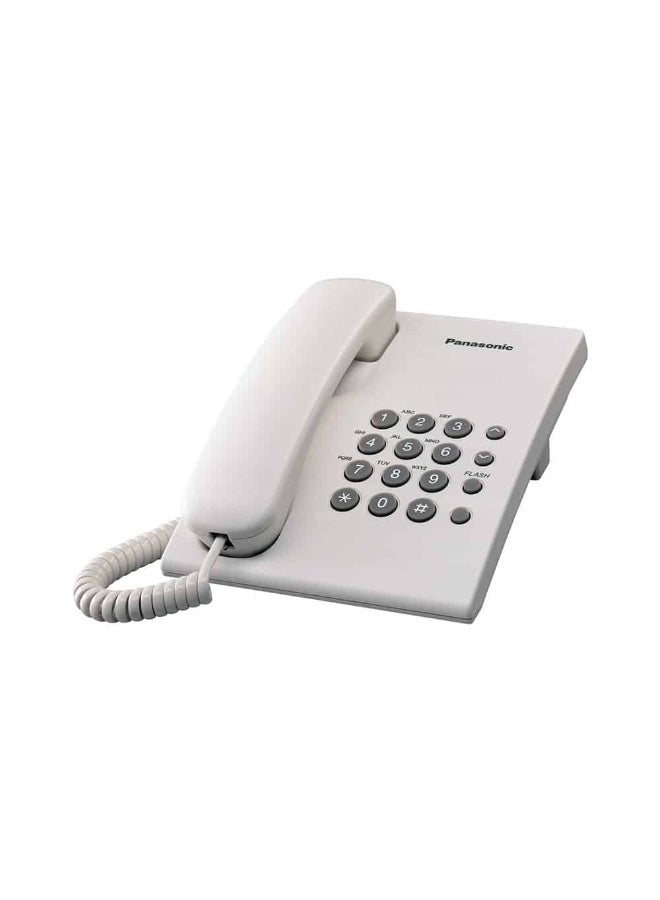 Panasonic Corded Telephone - White Kx-Ts500FX - Image 3