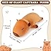 Auspicious beginning 30 Giant Capybara Plush Stuffed Animal Cute Capybara Plush Pillow Plushies Large Sleeping Hugging Stuffed Animal Cute Body Pillow Birthday Gifts for Kids Girls Boys - Image 4