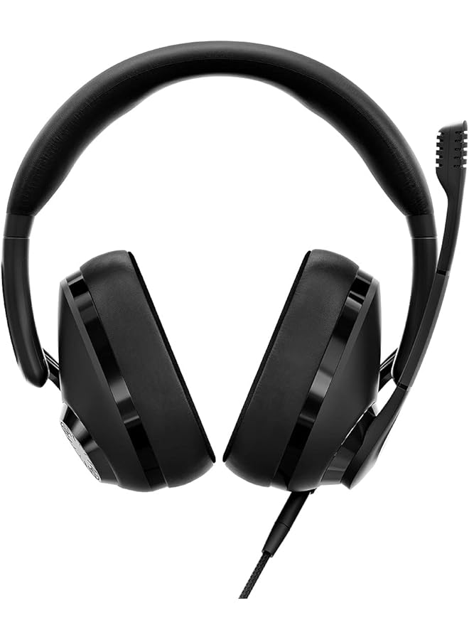 EPOS H3 Closed Acoustic Gaming Headset With Noise Cancelling Microphone Plug & Play Audio Over Ear Cup Adjustable Ergonomic For Pc Mac Ps4 Ps5 Switch Xbox Onyx Black Ghost White - Image 2