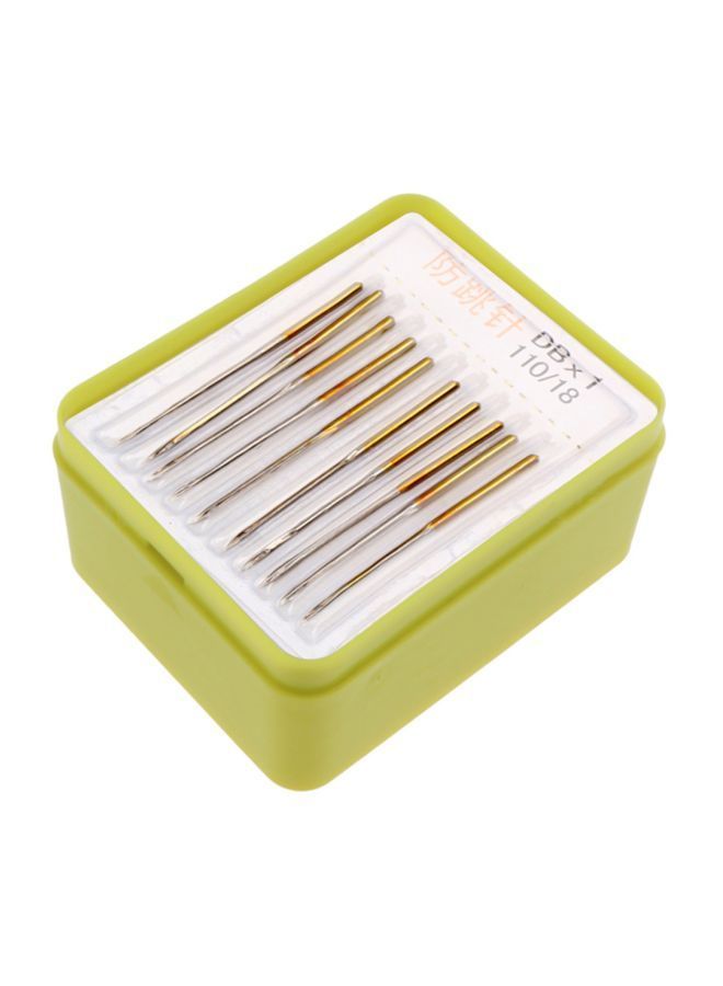 NIBEMINENT Anti Jump Pin Sewing Machine Green/White 5.7X3.5X4.5centimeter - Image 1