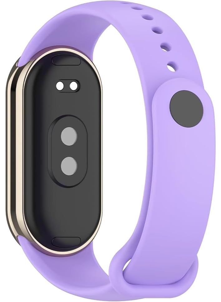 Compatible with Xiaomi Mi band10/ Xiaomi Mi band 9/ Xiaomi Mi band 8 Replacement Strap, Silicone Skin-Friendly Wrist Strap Sports Wristbands for Women Men Xiaomi Band 8/9/10 - Image 3