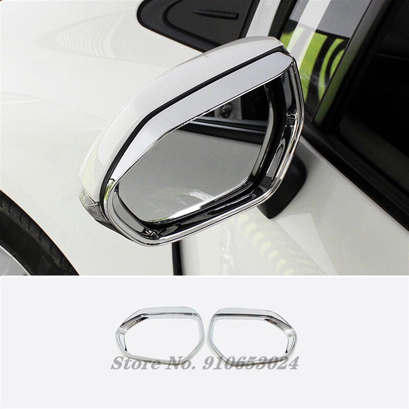 Wivplex Car Rearview Mirror Rain Guard Cover Trim - Image 5