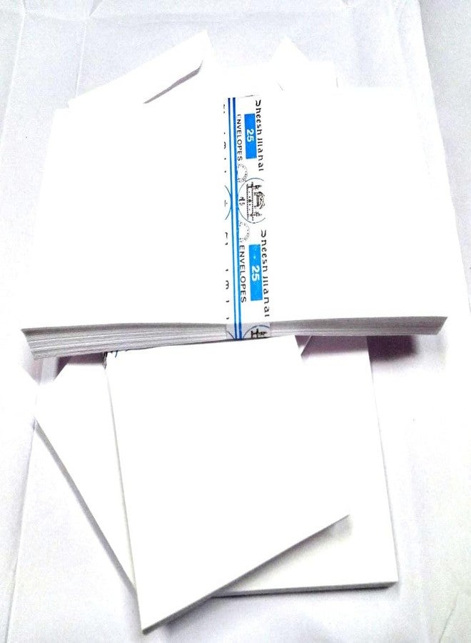 ARETOR Envelop, 9x4 Inch Pack of 50, 120 GSM Thick Paper