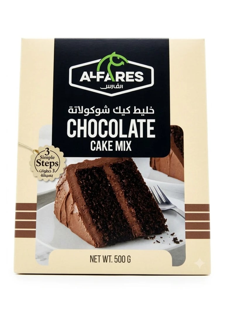 Al Fares Chocolate Cake Mix 500Gm 500 g