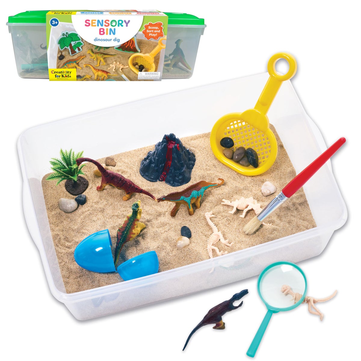 Creativity for Kids Creativity for Kids Sensory Bin Dinosaur Dig ...
