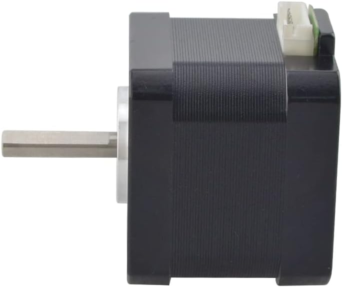 STEPPERONLINE Nema 17 Stepper Motor Bipolar 1.5A 42Ncm 42x42x38mm 1.8deg 4 Wires with 1m Cable and Connector (1 Pack) - Image 2