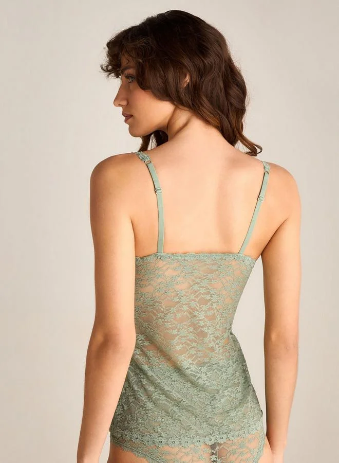 FAV Shaping Camisole with Lace Texture