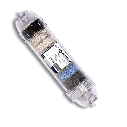 Bioplus 8" Transparent Alkaline and Mineral Water Filter Cartridge for Ro Water Purifier with antioxidant - Image 1