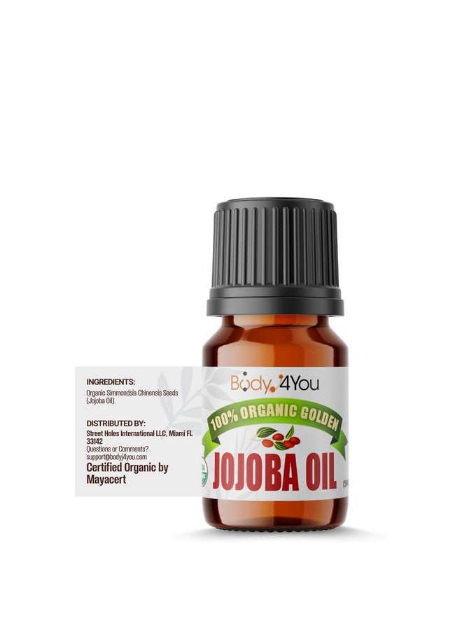 BodyJ4You Jojoba Oil Piercing Aftercare | Stretched Ear Gauges Tragus Nose Septum Lip Navel | Natural Recovery Skin Moisturizer | 100% Usda Organic Pure Unrefined Wax | 0.17 Fl Oz - Image 2