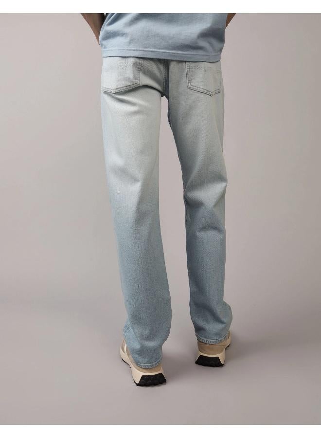 American Eagle Airflex+ Rinse Wash Straight Fit Jeans - Image 4