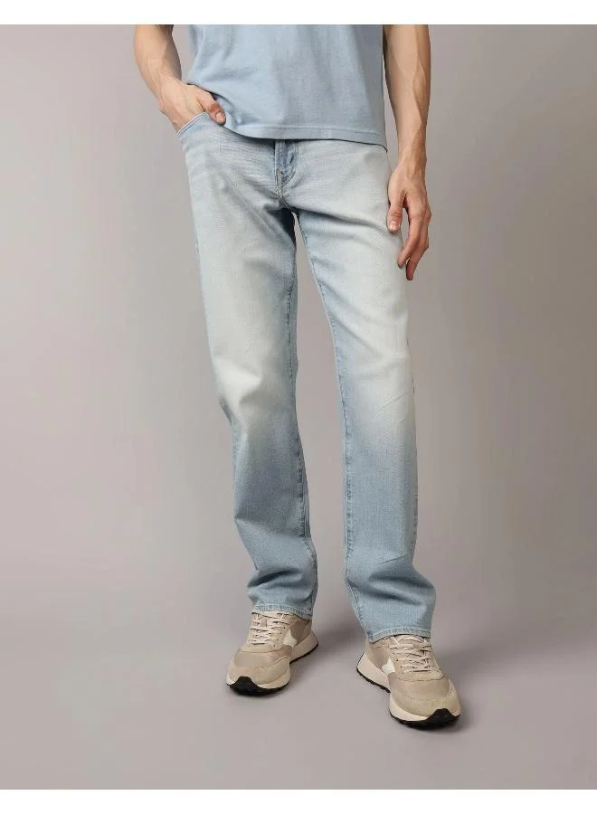 امريكان ايجل Airflex+ Rinse Wash Straight Fit Jeans