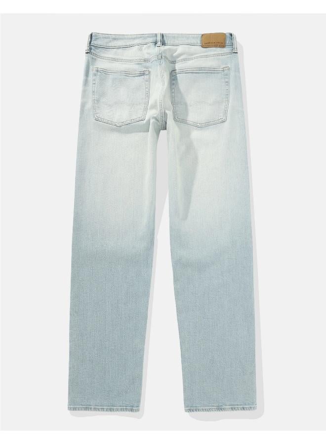 American Eagle Airflex+ Rinse Wash Straight Fit Jeans - Image 2