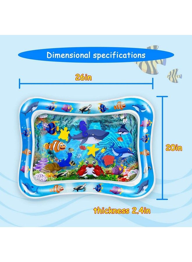 DS ENTERPRISE Tummy Time Baby And Toddlers Perfect Fun Time Play Inflatable Water Mat Activity Center Your Baby'S Stimulation Growth With Floating Toys Indoor And Outdoor(Water Mat Is Empty) - Image 3