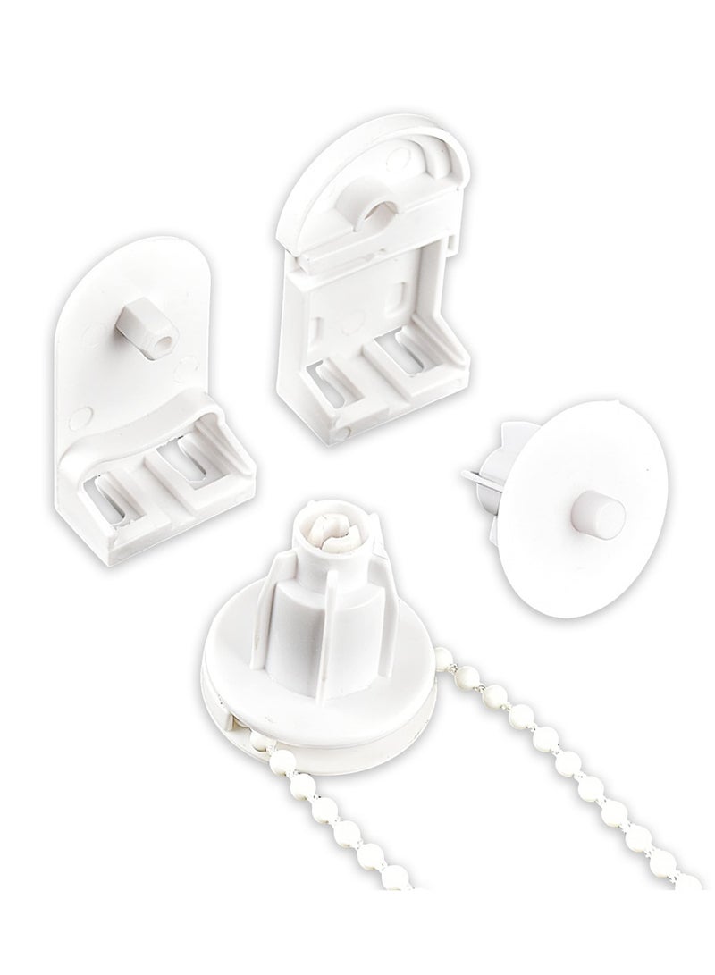SYOSI Roller Blind Fittings 25mm Child Safe Plastic Spare Roller Blind with 3m Roller Blind Chain Durable and Versatile Replacement Repair Kit for Windows for Curtain Rods or Roller Blind Brackets  - Image 1