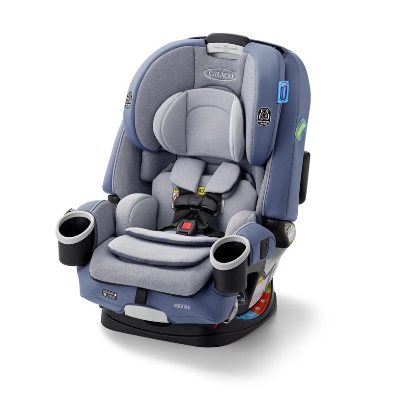 GRACO كرسي سيارة غراكو 4Ever DLX 4in1 مادوكس من الرضيع إلى الطفل مع 10 سنوات من الاستخدام وضعيات مواجهة للخلف ومواجهة للأمام ووضعية معززة آمنة ومريحة ومناسبة