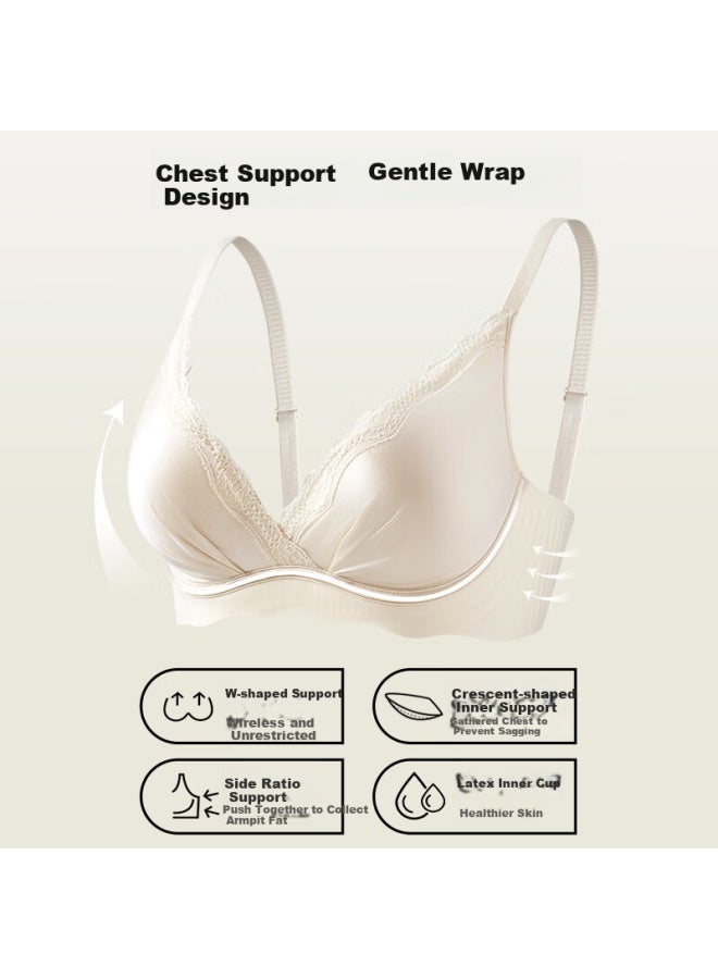 Gracewell Latex Cup Push-up Bra For Small Prevent Sagging, Lift Up, Side Gathering, No Steel Ring, Bralette For Women - Image 2