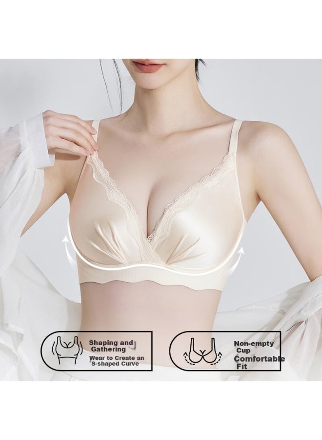 Gracewell Latex Cup Push-up Bra For Small Prevent Sagging, Lift Up, Side Gathering, No Steel Ring, Bralette For Women - Image 4