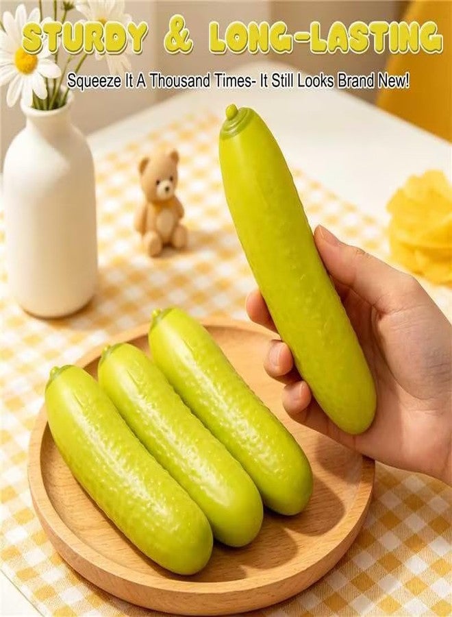 Loupai Jumbo Pickle Squíshy Toy, Stretchy Slow Rebound Fidget Toy, Pickle Squíshy Toys,Soft Texture and Funny Design,Unique Party Favor - Image 2