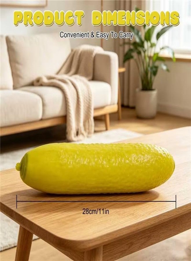 Loupai Jumbo Pickle Squíshy Toy, Stretchy Slow Rebound Fidget Toy, Pickle Squíshy Toys,Soft Texture and Funny Design,Unique Party Favor - Image 5