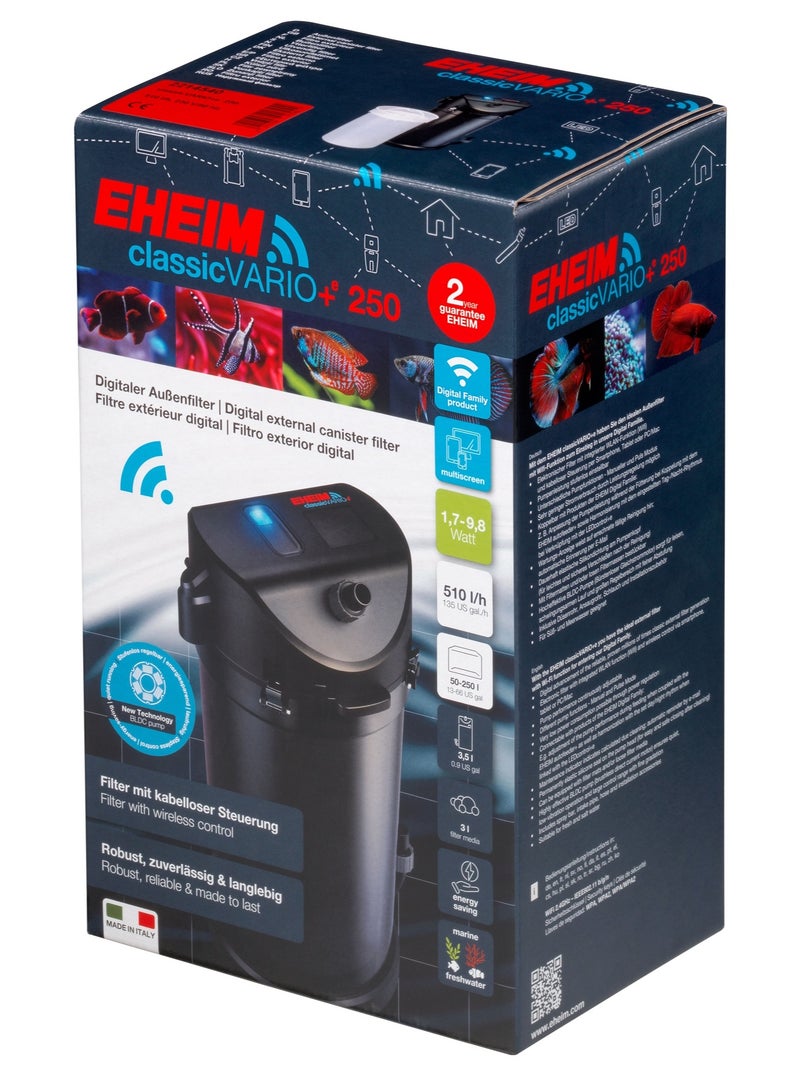 EHEIM Classic VARIO+e 250 External Filter - Image 3