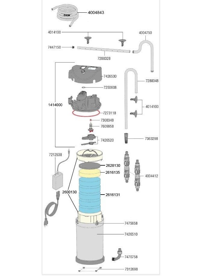 EHEIM Classic VARIO+e 250 External Filter - Image 2