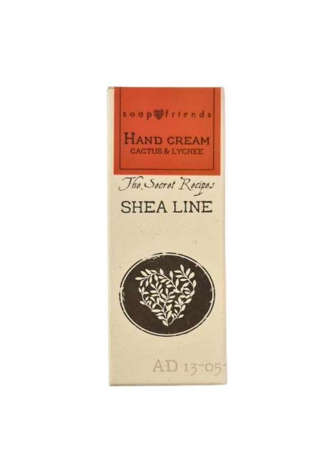 Soap&Friends Soap&Friends Cactus & Lychee Hand Cream 80ml – Exotic Moisturizer with 20% Organic Shea Butter – Natural, Cruelty-Free  - Image 2