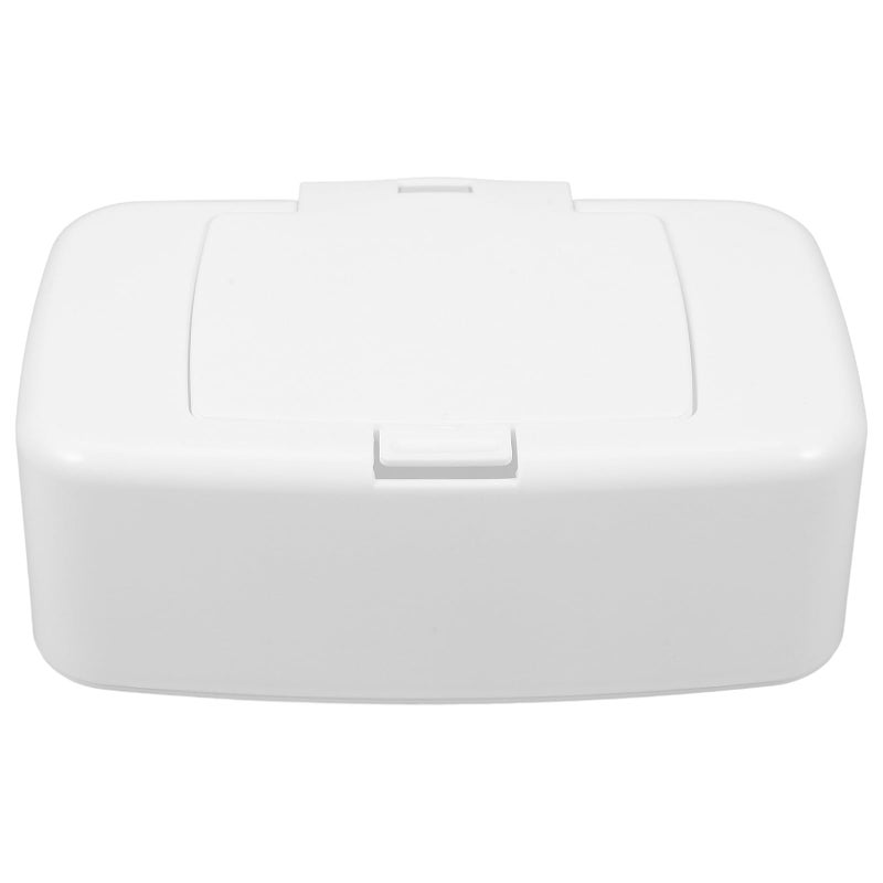 Portable Flushable Wipes Dispenser Case Travel Pouch White Pp Storage Container - Image 2