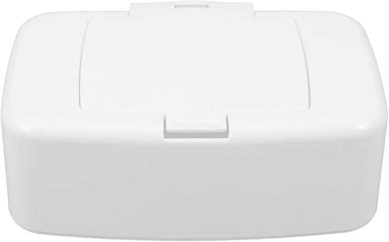 Portable Flushable Wipes Dispenser Case Travel Pouch White Pp Storage Container - Image 1