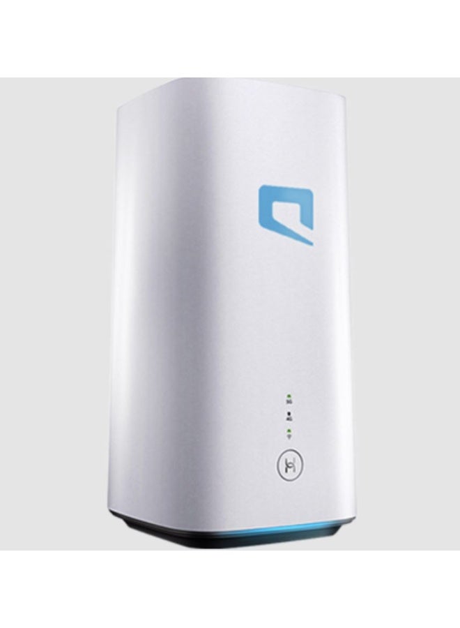 5G CPE 5 Router - Latest Version of MOBILY SuperSpeed WiFi 6 - Upload Speed Up to 3600Mbps Supports MOBILY Network Only H155-383 | White - Image 1