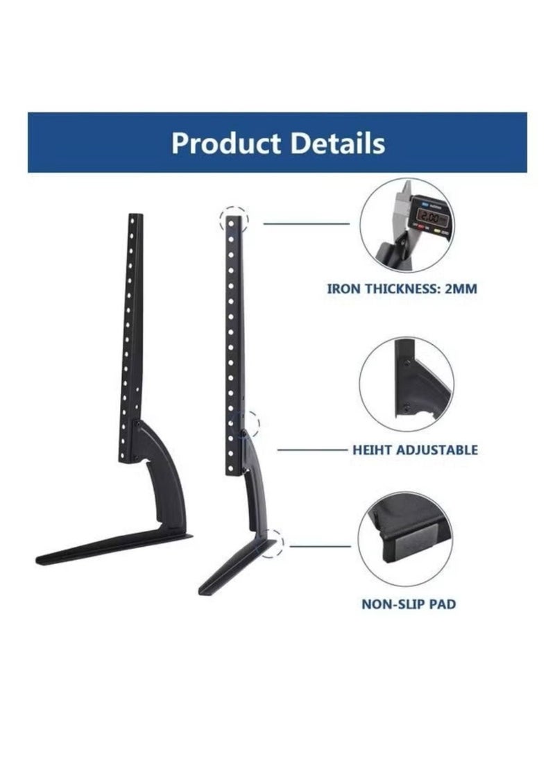 FeleX حامل تلفاز عالمي للطاولة 32''85'' أسود - Image 3