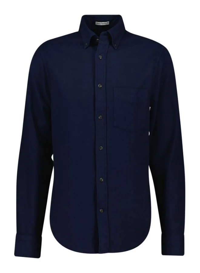 GANT Regular Fit Flannel Herringbone Shirt