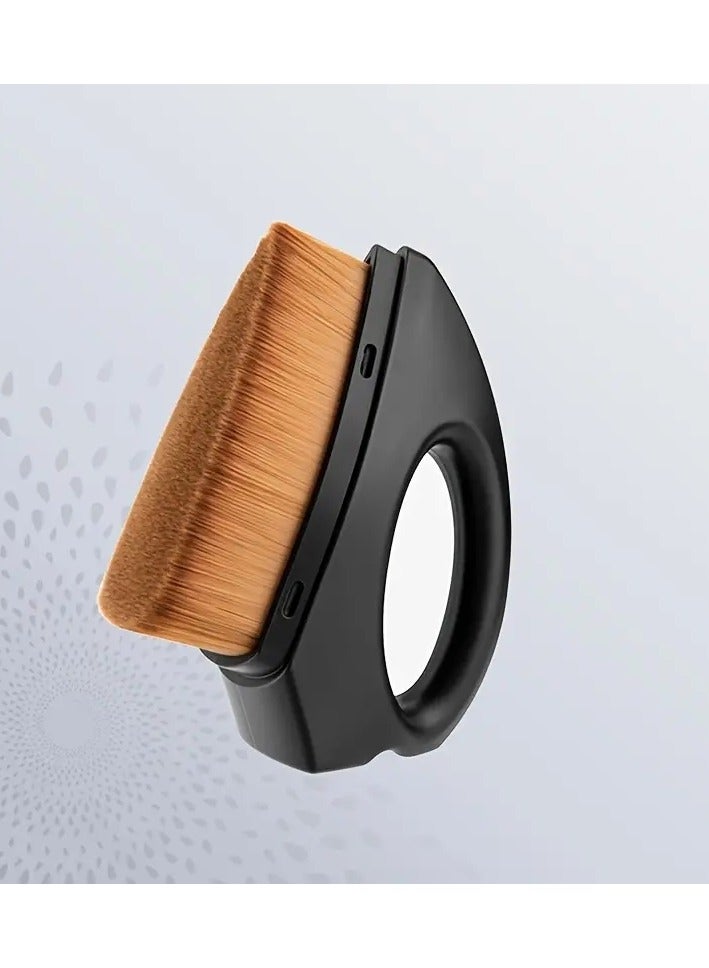 أوريتي فرشاة كريم أساس متعددة الوظائف لوضع مكياج لا تشوبه شائبة، قاعدة كبيرة على شكل بتلة لمزج الكريم السائل ومستحضرات التجميل البودرة - Image 1