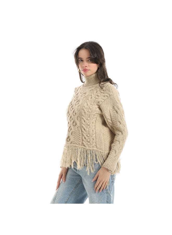 Coctail 17420-Pullover-beige - Image 2